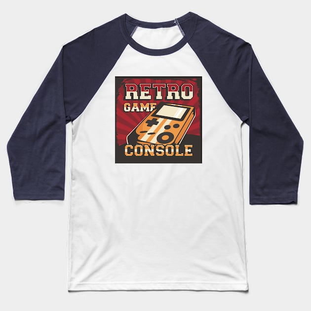 Retro game console Baseball T-Shirt by GAMINGQUOTES